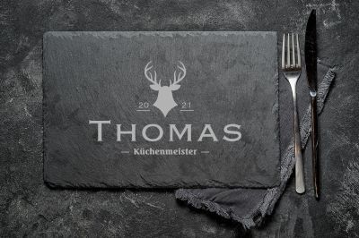 Servierplatte Schiefertafel Nr. 4