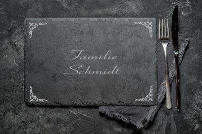 Servierplatte Schiefertafel Nr. 7